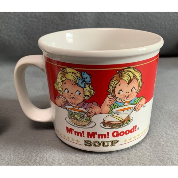 Vintage Campbells Soup Mugs Set Of 2 - Homestyle & Mm! Mm! Good! - Picture 5 of 8